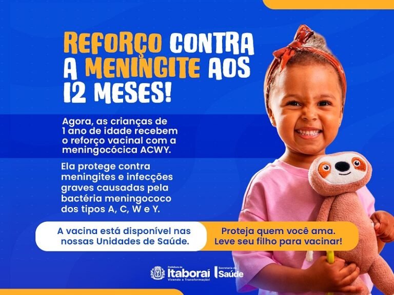 Itaboraí amplia proteção contra meningite para crianças com 12 meses de vida