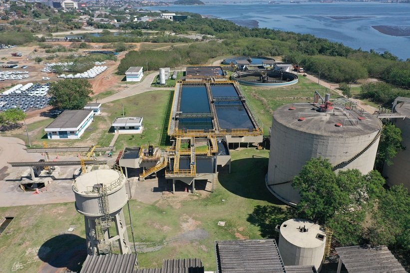 A ETE São Gonçalo vai tratar aproximadamente 600 litros de esgoto por segundo