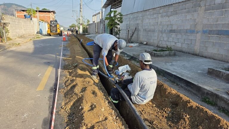Mais de 17 quilômetros de rede foram instalados nas localidades