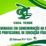 Prefeitura de Itaboraí promove caminhada “Onda Verde” em homenagem ao Dia do Profissional de Educação Física