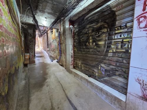 Beco livre de macarrões