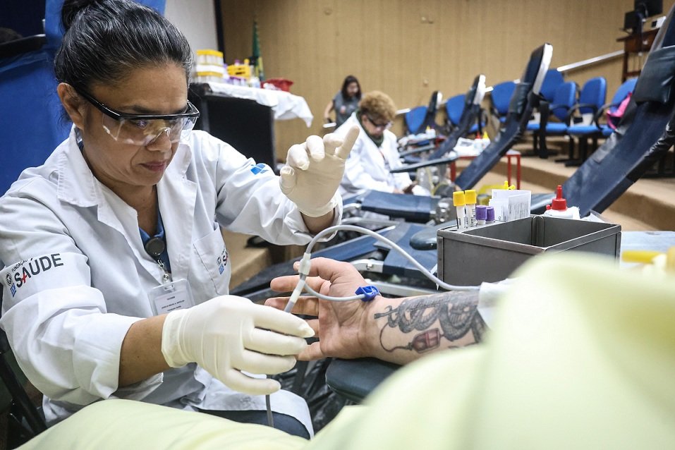 Doaçao de Sangue no auditorio do Hospital Municipal Carlos Tortelly-9