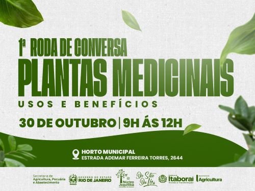 Itaboraí promove 1ª Roda de Conversa sobre Plantas Medicinais