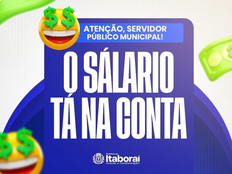 Prefeitura de Itaboraí antecipa salário em celebração ao Dia do Servidor Público
