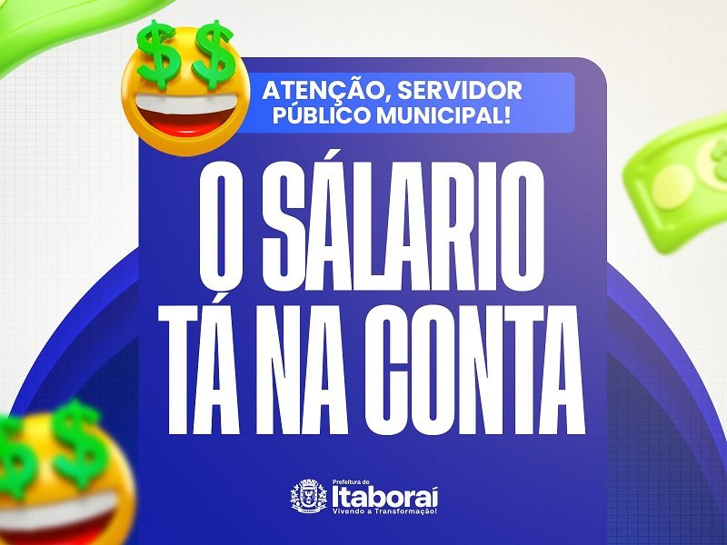 Prefeitura de Itaboraí antecipa salário em celebração ao Dia do Servidor Público