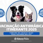 Prefeitura de Itaboraí avança com a 9ª semana da Vacinação Antirrábica Itinerante 2025