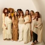 Sunamita Serra e as modelos da marca Branca Boutique Foto Ana Clara Silveira