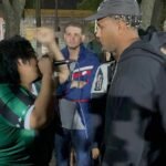 Jovens fazem batalhas de rimas nos bairros. Foto Divulgação