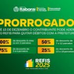 Prefeitura de Itaboraí prorroga o REFIS 2025 por mais 30 dias