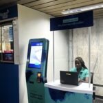 Estande de atendimento