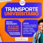 Itaboraí abre novas inscrições para Transporte Universitário