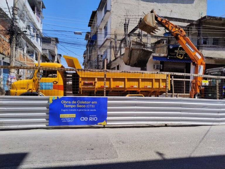 Maré - Obras tronco coletor