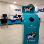 Ponto de coleta de óleo na Baixada Fluminense