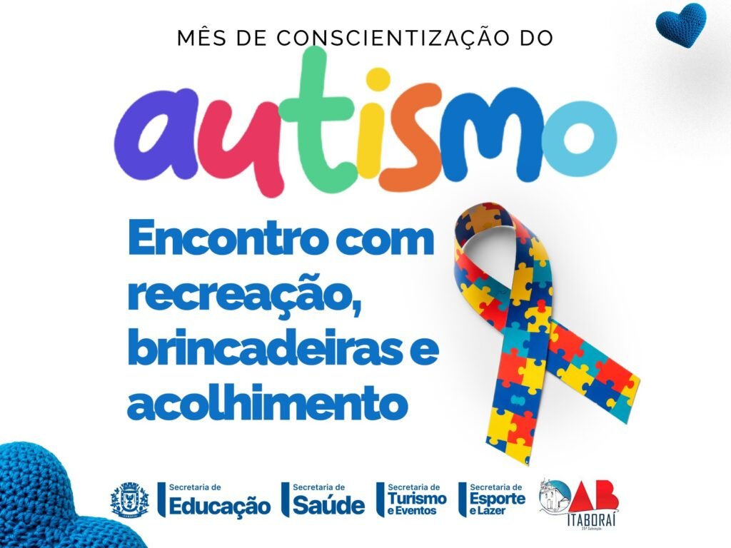 Prefeitura de Itaboraí promove encontro no Mês de Conscientização do Autismo