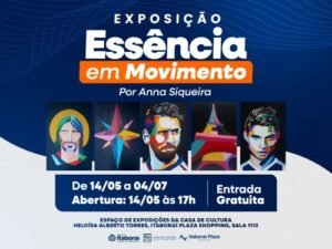 Exposição “Essência em Movimento” chega ao Shopping Itaboraí Plaza com entrada gratuita