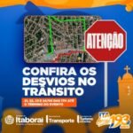 Itaboraí 193 anos Trânsito terá alterações durante programação de aniversário da cidade