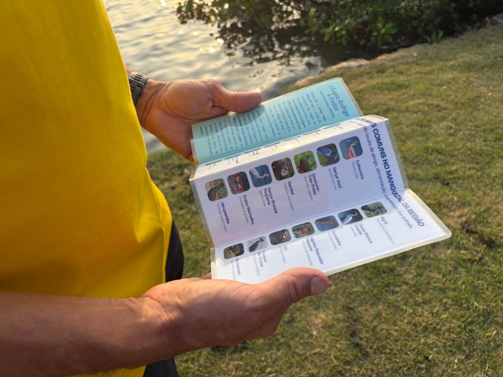 Cartilha da Águas do Rio orienta sobre espécies encontradas na Lagoa