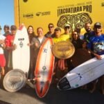 Prefeito Rodrigo Neves participa de premiação do campeonato profissional de surf do Itacoatiara Pro 2026 - Foto Lucas Benevides