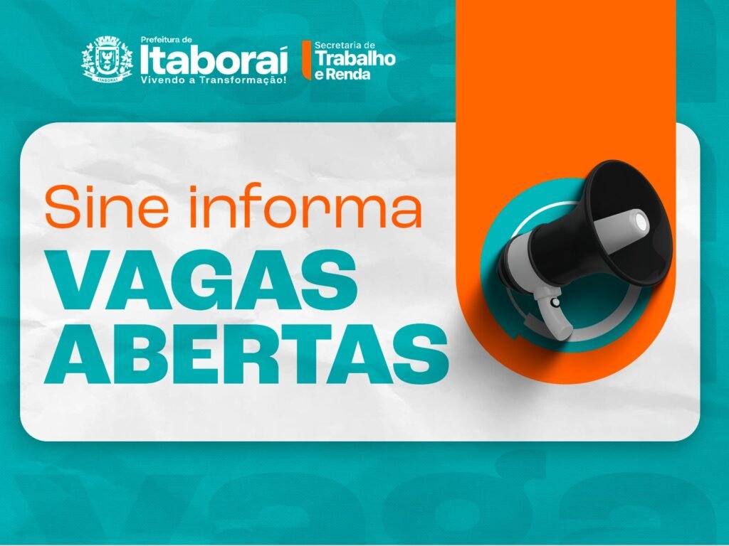 SINE Itaboraí divulga novas oportunidades de emprego no município (1)