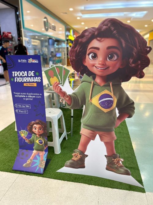 troca figurinhas do Pátio Alcântara