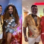 Daniel acompanhado de Lili e Claudia