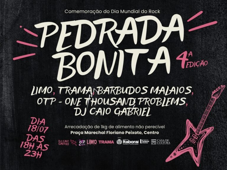 Festival de rock Pedrada Bonita promete agitar Itaboraí em sua 4ª edição