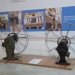 Enrolador de filmes original de cabine de cinema