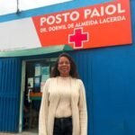 Jeane Pierre trabalha em unidade de saúde do bairro Paiol de Pólvora, em Nilópolis