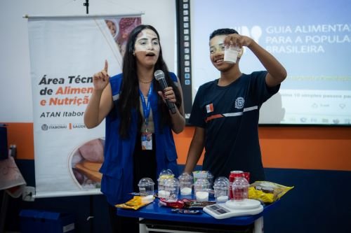 Ação do PSE alerta estudantes sobre consumo de açúcar e alimentos ultraprocessados (3)